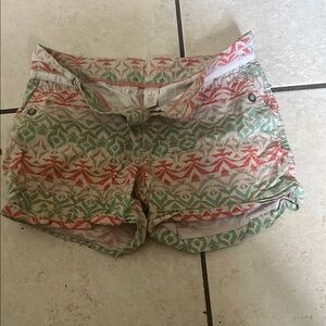 Sonoma Red and Green Cargo Shorts Relaxed Fit